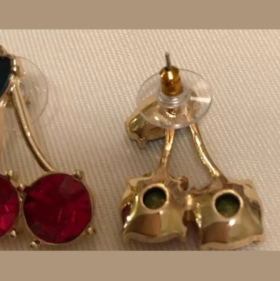 Kate Spade So Sweet Cherry Stud Earrings - Picture 2 of 2
